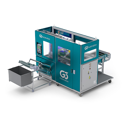 Empacotadora semiautomática de tampas G3 Automation