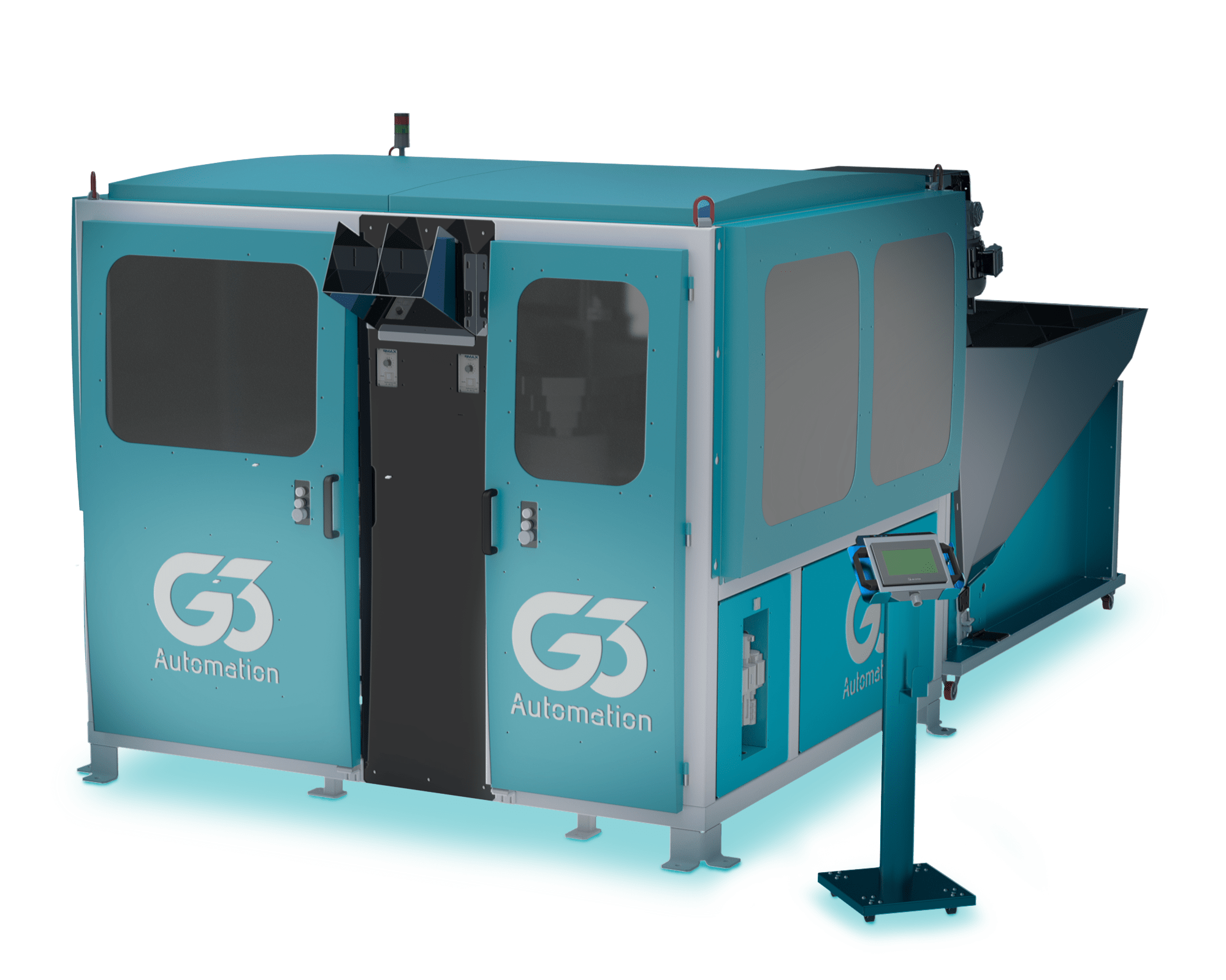 Nova Tampadora de tubos de ensaio_G3 Automation